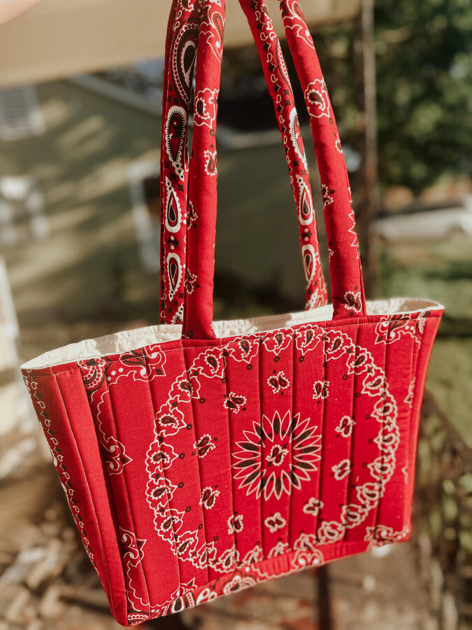 Quilted Bandana Tote