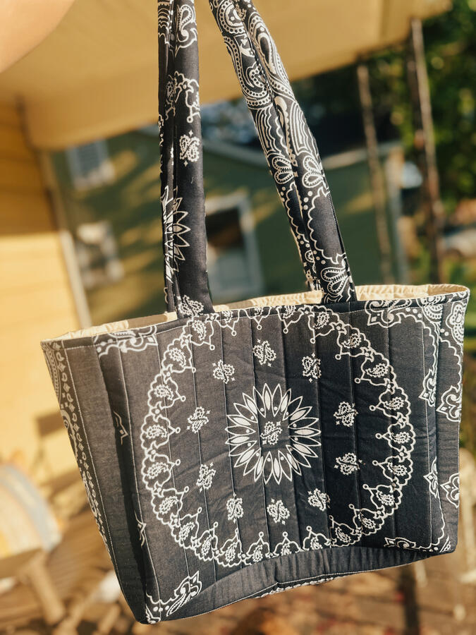 Quilted Bandana Tote