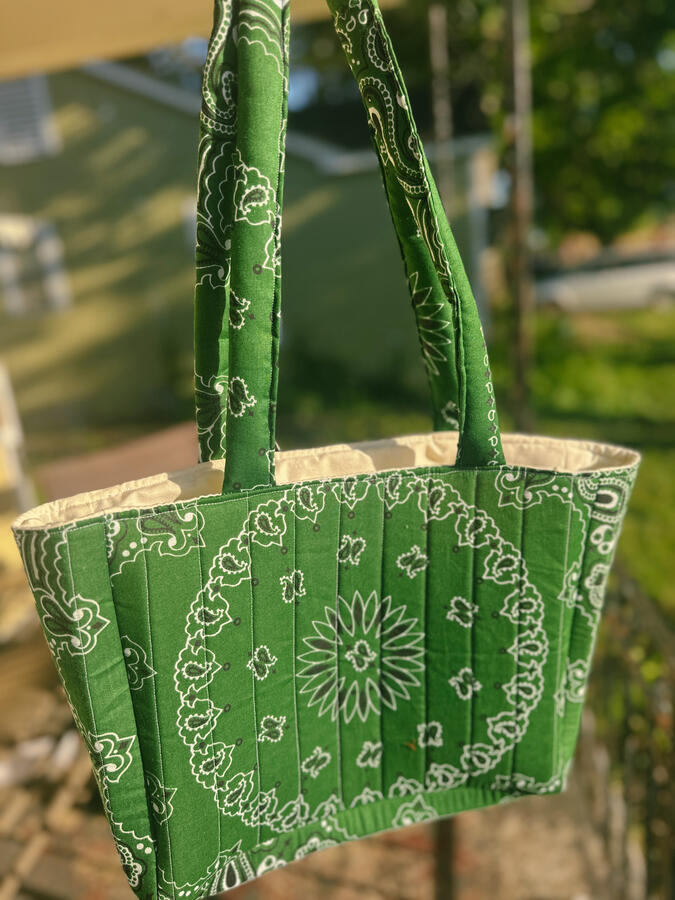 Quilted Bandana Tote