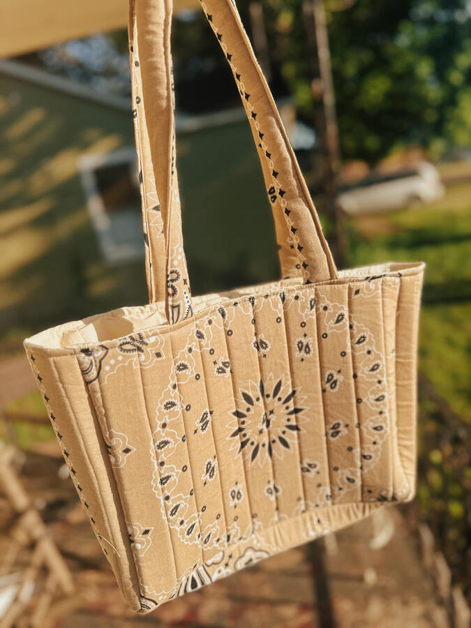 Quilted Bandana Tote