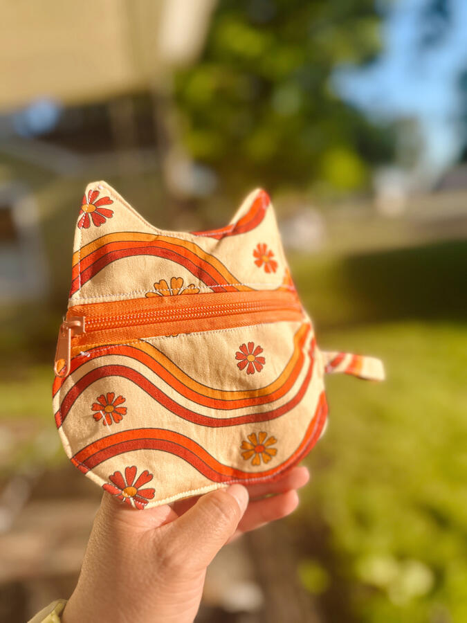 Cat Pack with D-Ring to attach to backpacks, bags, or anything you need